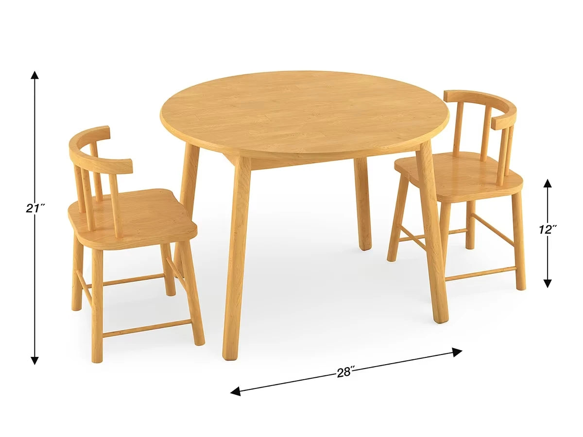 Butcher-Block Table and Chair Set - US 3723