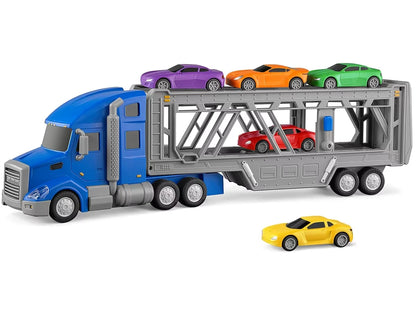On the Move! Big Rig Car Carrier - US 8067