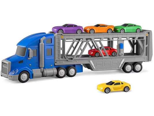 On the Move! Big Rig Car Carrier - US 8067