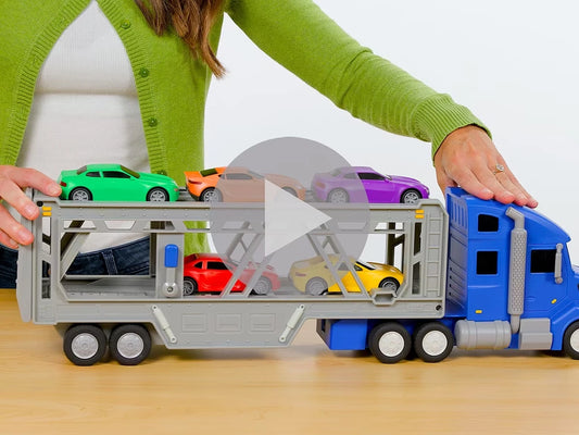 On the Move! Big Rig Car Carrier - US 8067