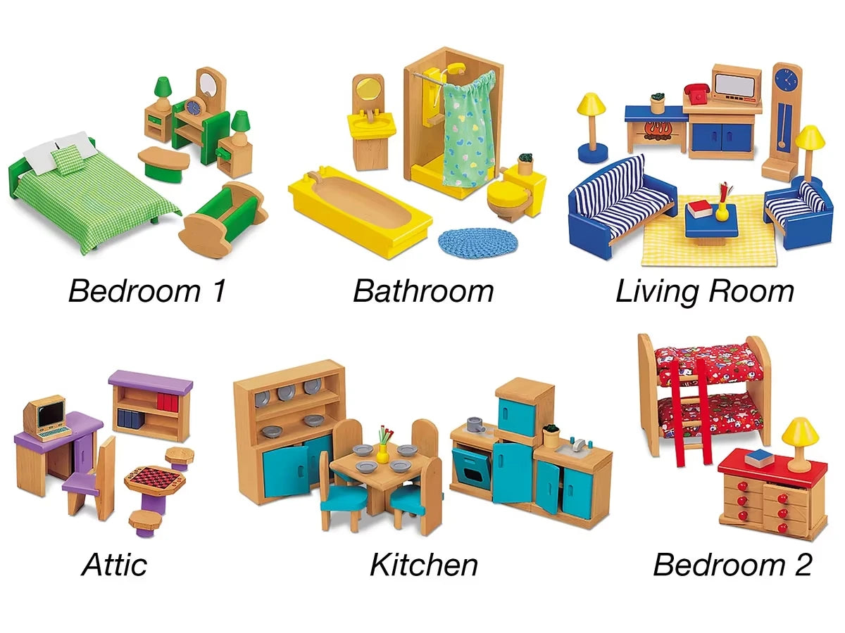 Classic Dollhouse Furniture - US 6758