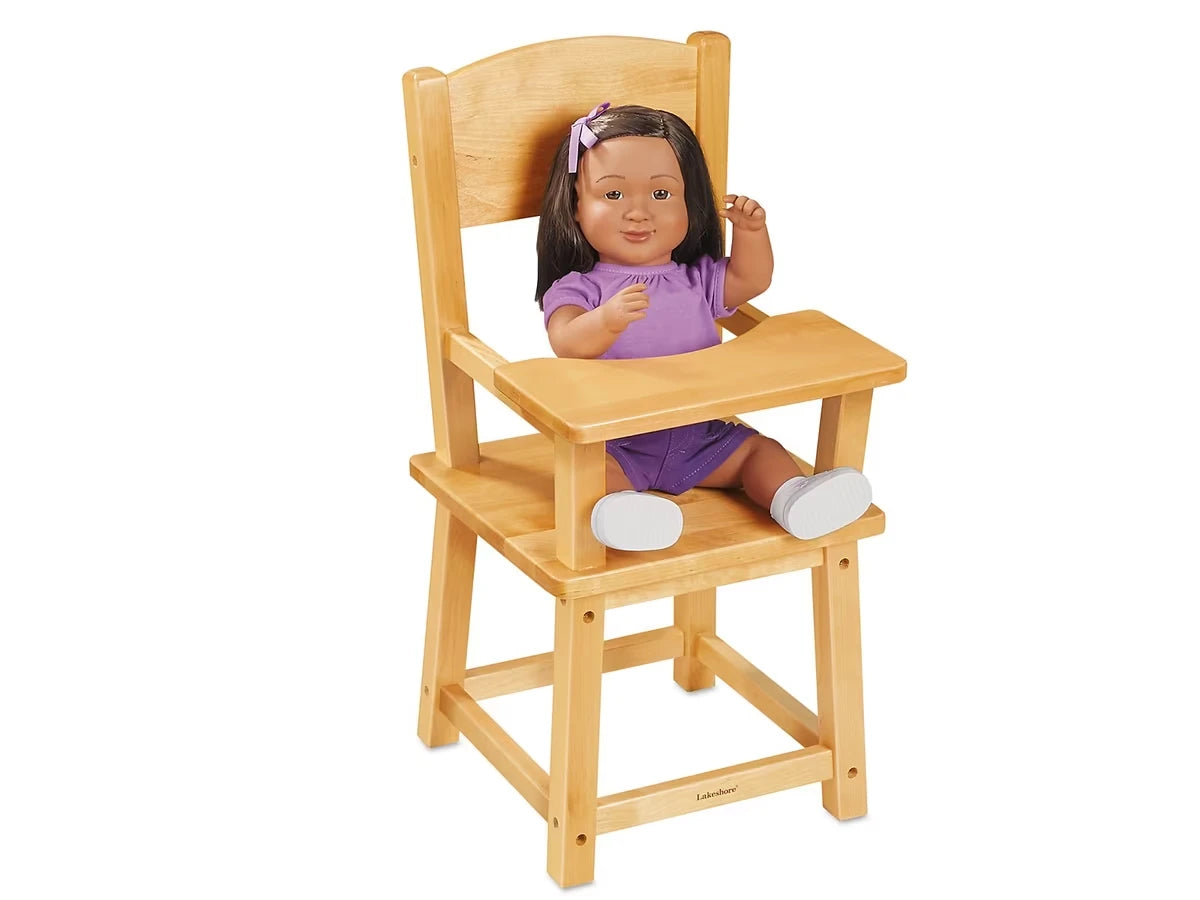 Lakeshore Hardwood Doll Highchair - US 5827