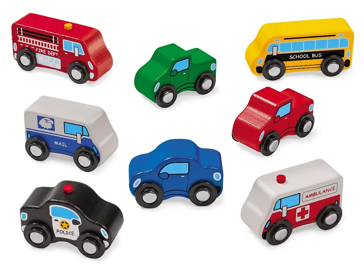 Around Town Vehicles - Set of 8 - US 8701