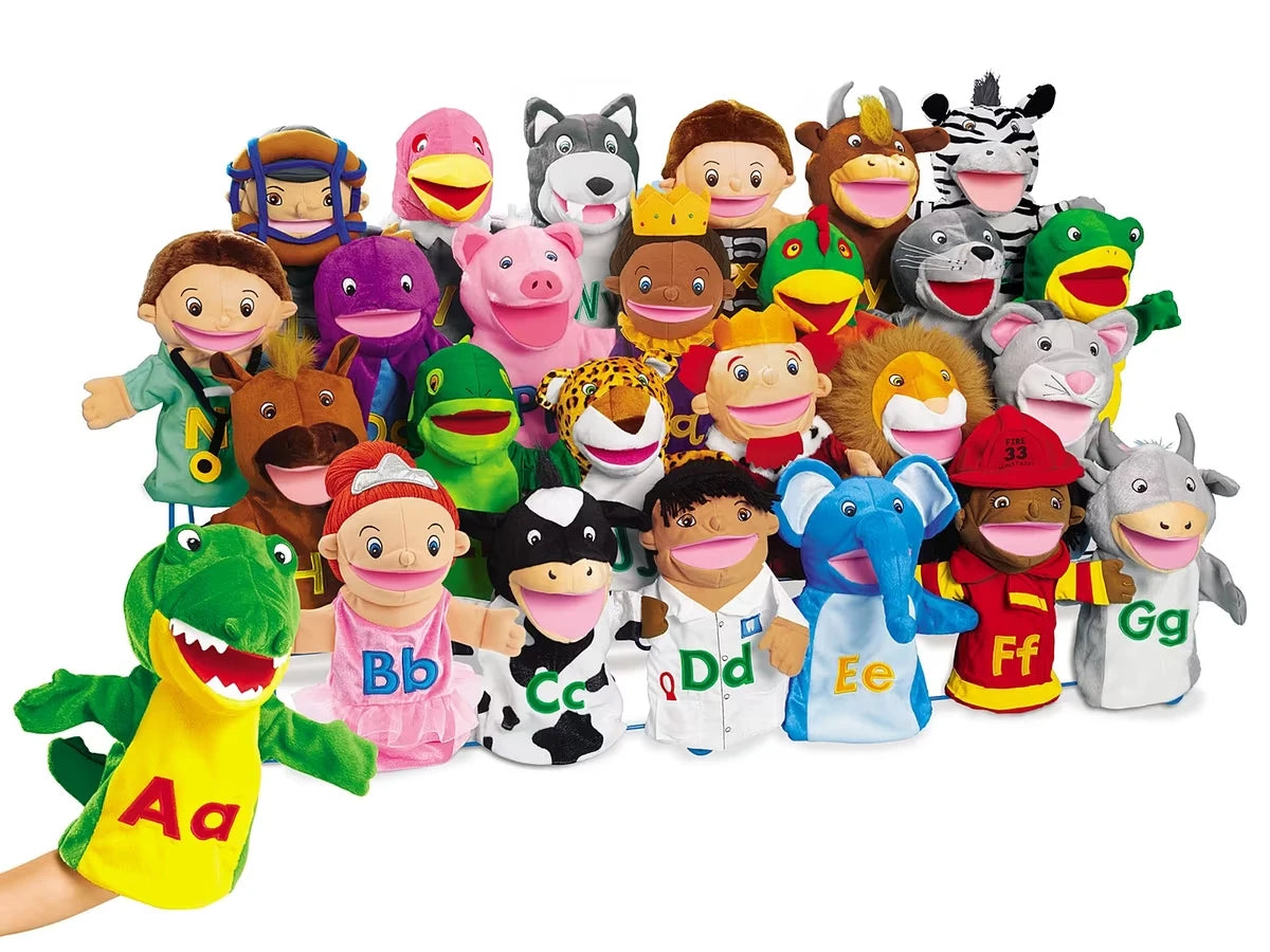 Machine-Washable Alphabet Puppet Set - US 1508