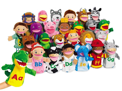 Machine-Washable Alphabet Puppet Set - US 1508