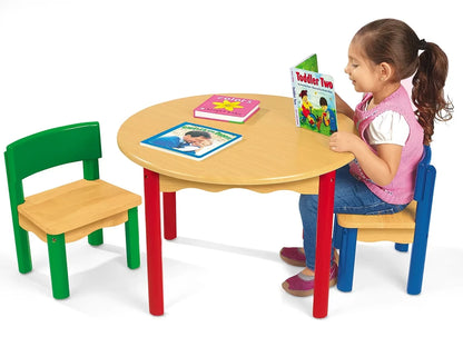 Toddler-Tough Table & Chairs Set - US 8027