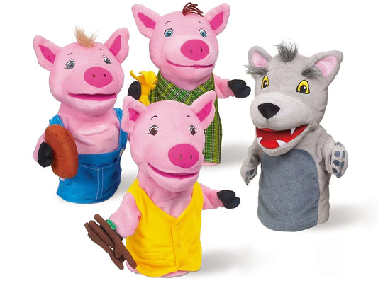 The Three Little Pigs Storytelling Puppet Set - US 1039