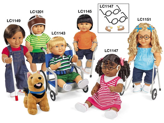 Adaptive Equipment for Dolls with Special Needs - Complete Set - US 3562