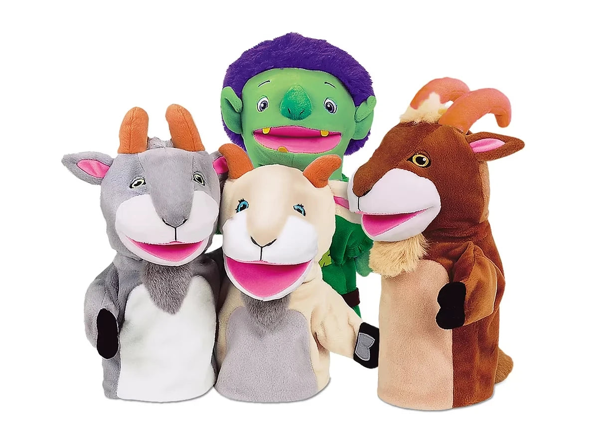 The Three Billy Goats Gruff Storytelling Puppet Set - US 4322