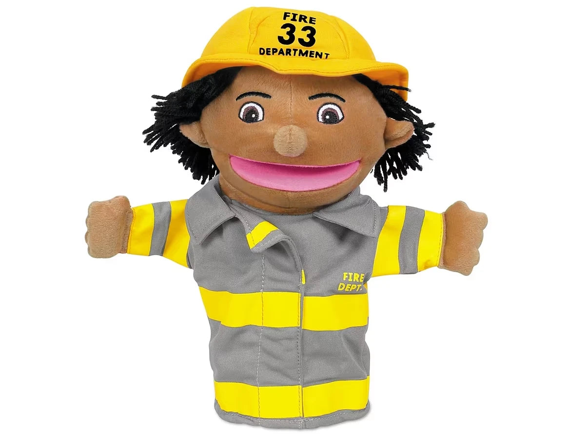 Let’s Talk! Firefighter Community Helper Puppet - US 9489