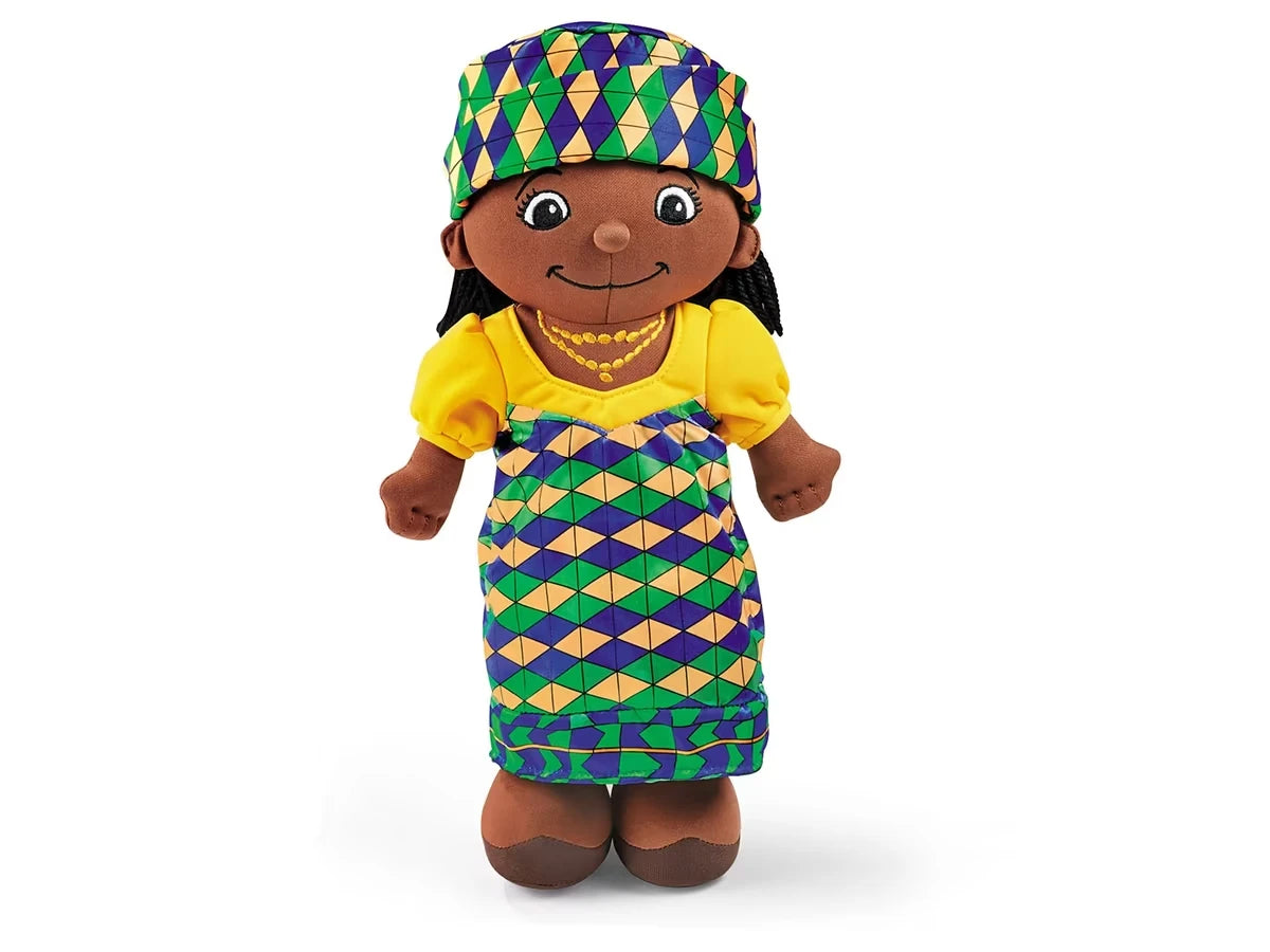 Ghanaian Girl Washable Doll - US 5815