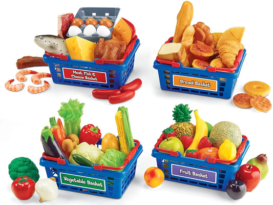 Let’s Go Shopping Food Baskets - Complete Set - US 1199
