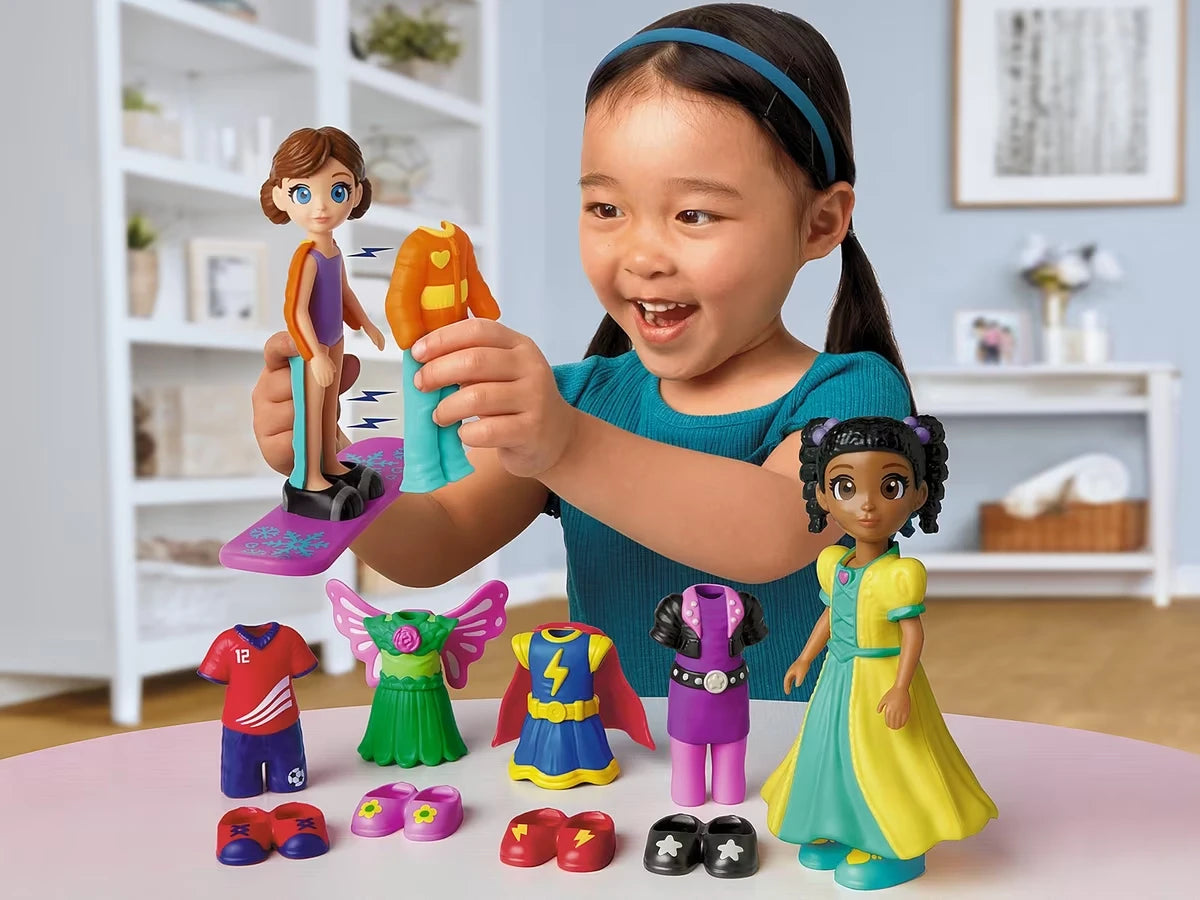 Magnetic Dress & Play Dolls - US 5140