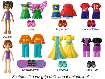 Magnetic Dress & Play Dolls - US 5140