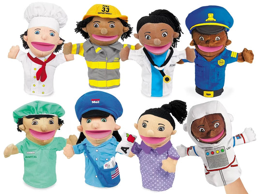 Let’s Talk! Community Helper Puppets - Complete Set - US 4427