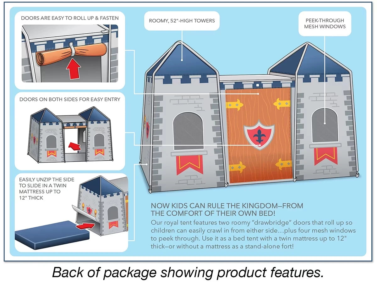 Magical Castle Bed Tent - US 2746