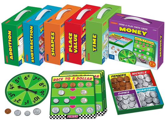 Grab & Play Math Games - Gr. 1-2 - Complete Set - US 9042