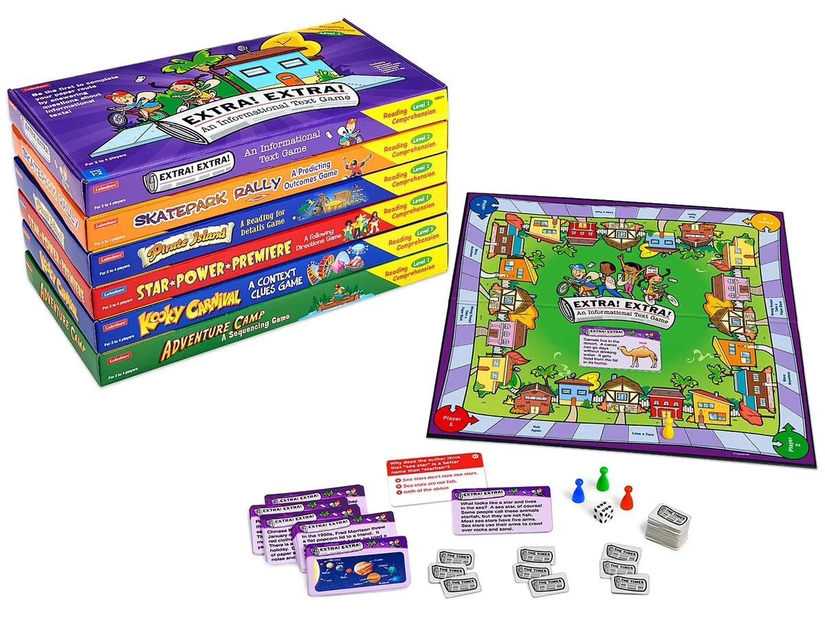 Reading Comprehension Games Library - Gr. 1-3 - US 5176