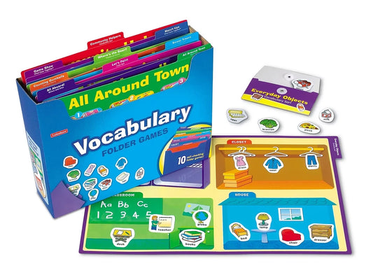 Vocabulary Folder Game Library - Pre K-K - US 6272