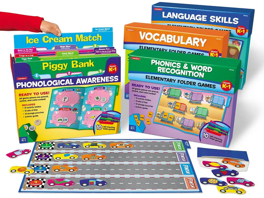 Reading Skills Folder Game Libraries - K-Gr. 1 - Complete Set - US 5790
