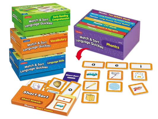 Match & Sort Language Quickies - K-Gr. 1 - Complete Set - US 6151