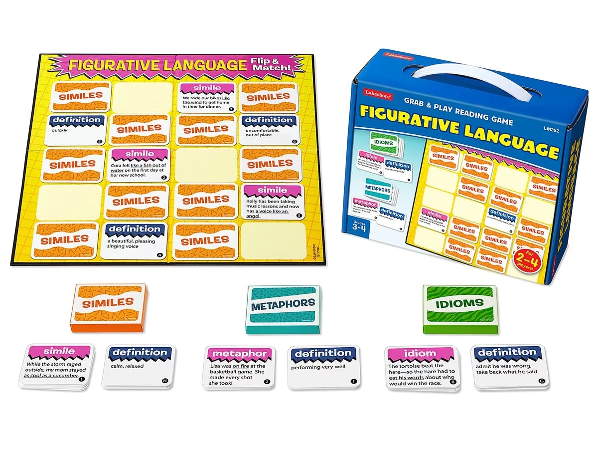 Figurative Language Grab & Play Game - Gr. 3-4 - US 4935