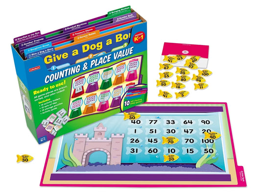 Counting & Place Value Folder Game Library - K-Gr. 1 - US 3692