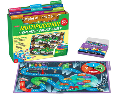 Multiplication Facts Folder Game Library - Gr. 3-5 - US 1224