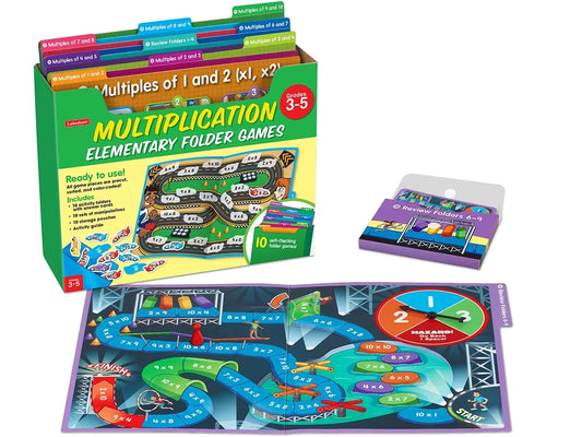 Multiplication Facts Folder Game Library - Gr. 3-5 - US 1224