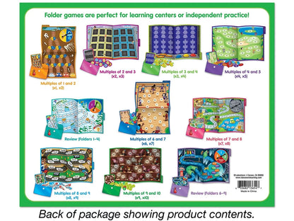 Multiplication Facts Folder Game Library - Gr. 3-5 - US 1224