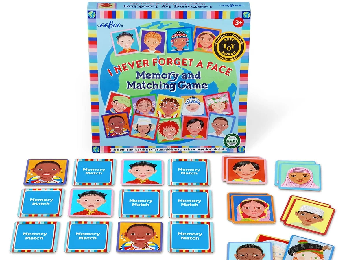 Kids Around the World Memory Match Game - US 7819