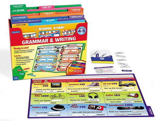 Grammar & Writing Folder Game Library - Gr. 4-5 - US 7688