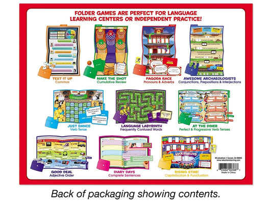 Grammar & Writing Folder Game Library - Gr. 4-5 - US 7688