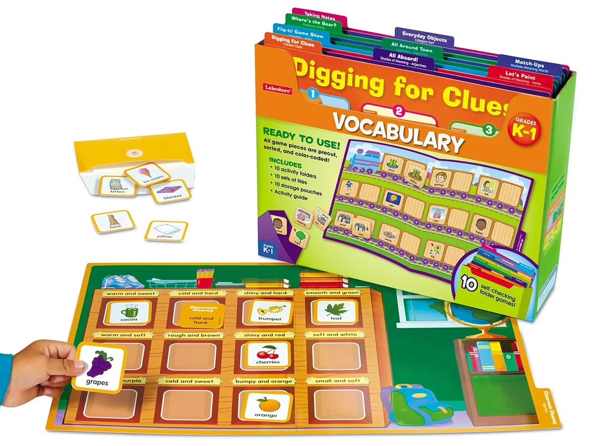 Vocabulary Folder Game Library - K-Gr. 1 - US 1258