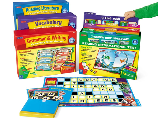 Reading & Writing Skills Folder Game Libraries Gr. 4-5 - Complete Set - US 3092