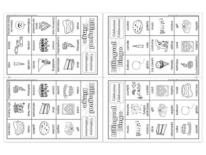 Bilingual Bingo Workbook - US 6323