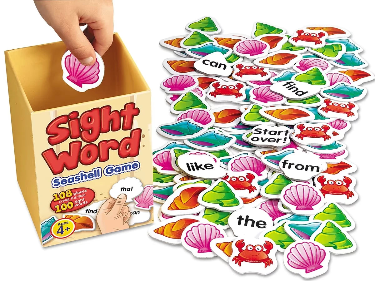 Sight-Word Seashell Game - US 4356