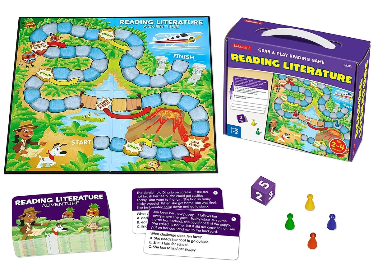 Reading Literature Grab & Play Game - Gr. 1-2 - US 7860