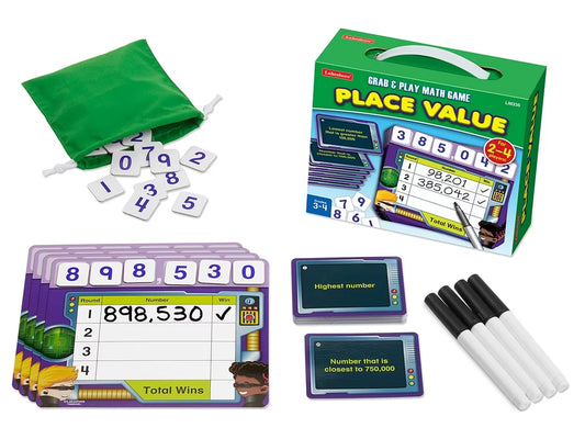 Place Value Grab & Play Game - Gr. 3-4 - US 7696