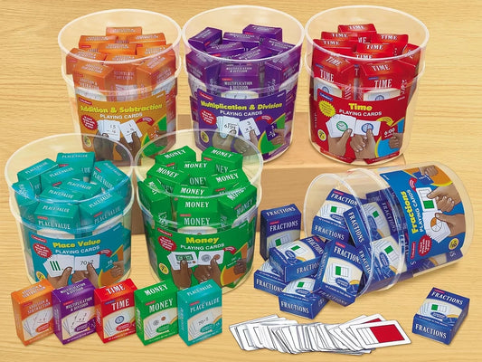 Building Math Skills Practice Cards - Complete Set - US 8649