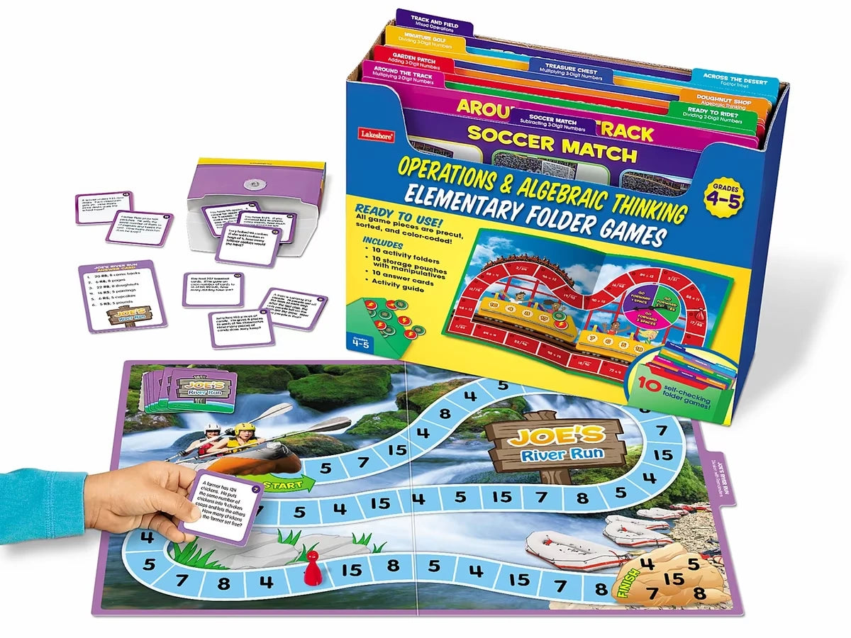 Operations & Algebraic Thinking Folder Game Library - Gr. 4-5 - US 2561