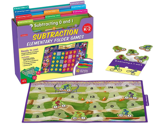 Subtraction Facts Folder Game Library - K-Gr. 2 - US 1656