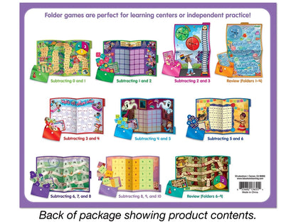 Subtraction Facts Folder Game Library - K-Gr. 2 - US 1656