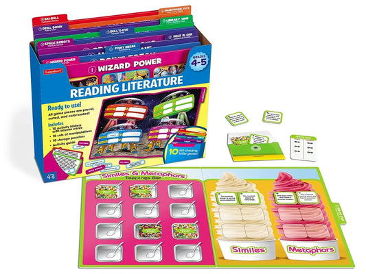 Reading Literature Folder Game Library - Gr. 4-5 - US 8159