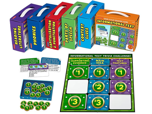 Grab & Play Reading Games - Gr. 1-2 - Complete Set - US 1575