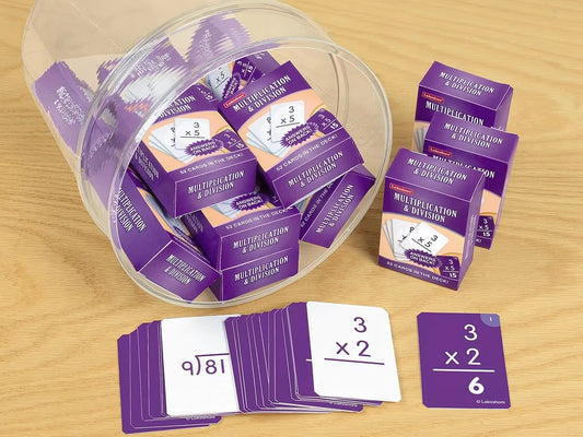 Multiplication & Division Practice Cards - US 3183