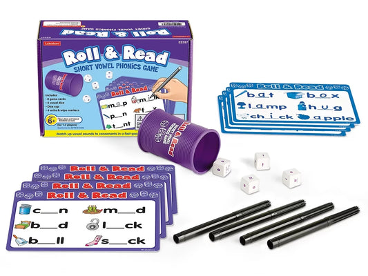Roll & Read Short Vowel Game - US 6064