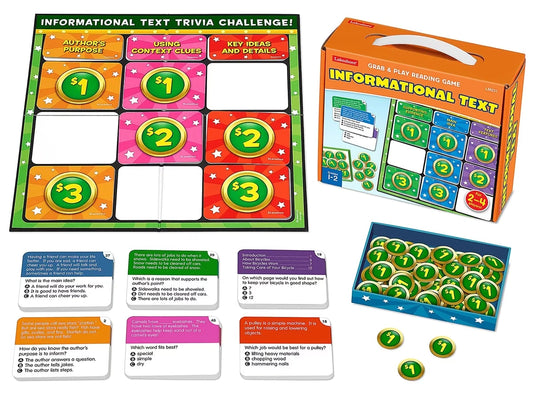 Informational Text Grab & Play Game - Gr. 1-2 - US 7446