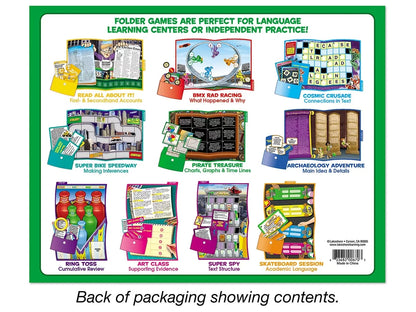 Reading Informational Text Folder Game Library - Gr. 4-5 - US 3405