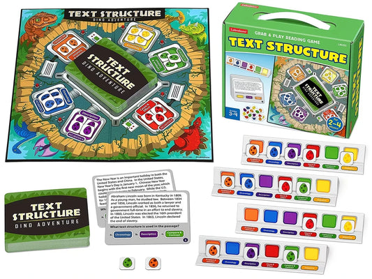 Text Structure Grab & Play Game - Gr. 3-4 - US 8463